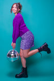 Purple Haze Sequin Skirt