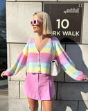 Pastel Rainbow Cardigan