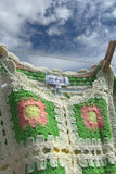 Pink and Green Crochet Top