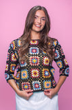 Crochet Square Boxy Jumper