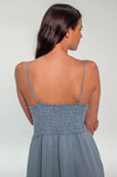 Denim Blue Chambray Midi Dress