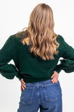 Forest Green Cable Jumper