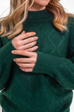 Forest Green Cable Jumper