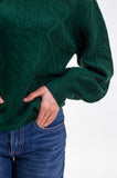 Forest Green Cable Jumper