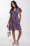 Multicoloured Animal Print Mini Dress