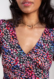 Multicoloured Animal Print Mini Dress
