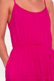 Fuchsia Pink Cami Tiered Sundress