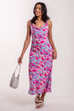 Pink Petal Midi Dress