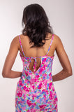 Pink Petal Midi Dress