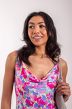 Pink Petal Midi Dress