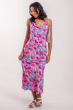Pink Petal Midi Dress