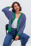 Tropical Geo Cardigan