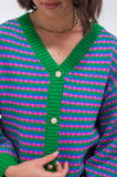 Tropical Geo Cardigan