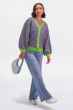 Zesty Geo Cardigan