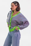 Zesty Geo Cardigan