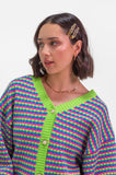 Zesty Geo Cardigan