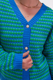 Peacock Geo Cardigan