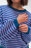 Blue Raspberry Geo Jumper
