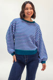 Blue Raspberry Geo Jumper