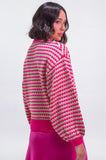 Raspberry & Lime Geo Jumper