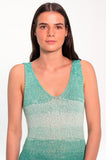 Jade Ombre Knitted Midi Dress
