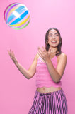 Bubblegum Pink Crochet Knit Cami