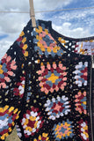 Crochet Square Boxy Bomber Jacket