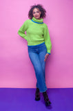 Apple Chunky Roll Neck Jumper