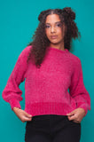 Bright Pink Chenille Jumper