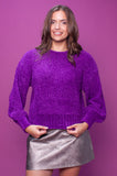 Purple Chenille Jumper