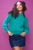 Light Teal Chenille Jumper