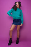 Light Teal Chenille Jumper