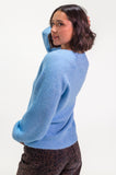 Sky Blue V Neck Jumper