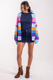 Sunset & Sky Blue Stripe Cardigan