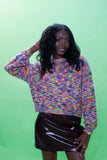 Blue Confetti Jumper