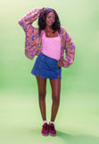 Blue Confetti Cardigan