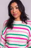 Berries & Cream Stripe Jumper