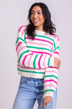 Berries & Cream Stripe Jumper