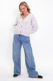 Funfetti White Cardigan