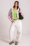 Berries & Cream Stripe Cardigan