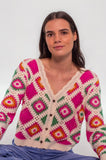 Tropical Crochet Cardigan