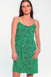 Green Spot Cami Mini Sundress