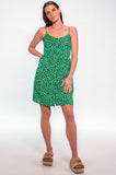 Green Spot Cami Mini Sundress