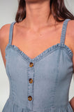 Denim Blue Chambray Jumpsuit