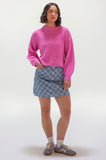 Checkerboard Mini Skirt