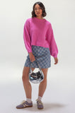 Checkerboard Mini Skirt