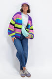 All Sorts Stripe Crop Cardigan