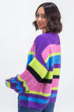 All Sorts Stripe Crop Cardigan
