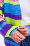 All Sorts Stripe Crop Cardigan