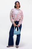 Strawberry Milkshake Pointelle Cardigan